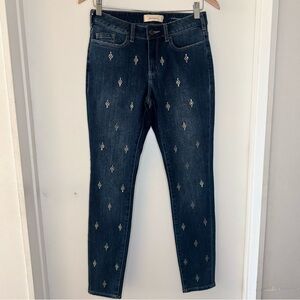 Sundance Primrose sequin embellished skinny Denim jeans Women’s 26